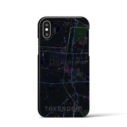 【鷹の台（東京都）】地図柄iPhoneケース（バックカバータイプ）