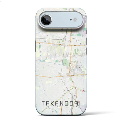 【鷹の台（東京都）】地図柄iPhoneケース（バックカバータイプ）