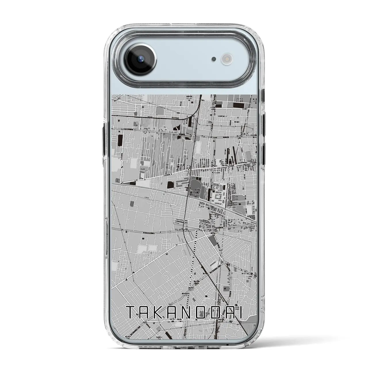 【鷹の台（東京都）】地図柄iPhoneケース（MagSafeタイプ）