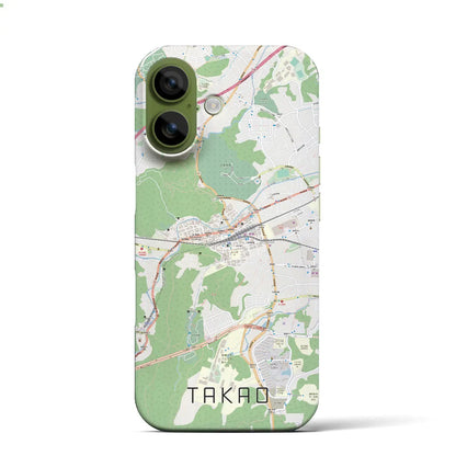 【高尾（東京都）】地図柄iPhoneケース（バックカバータイプ）