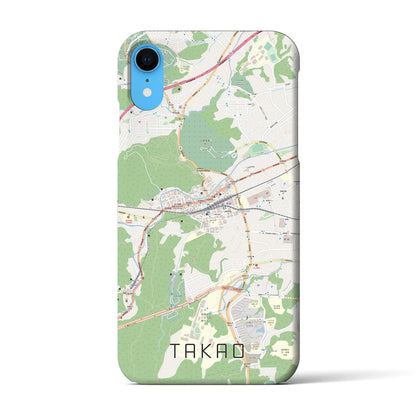 【高尾（東京都）】地図柄iPhoneケース（バックカバータイプ）