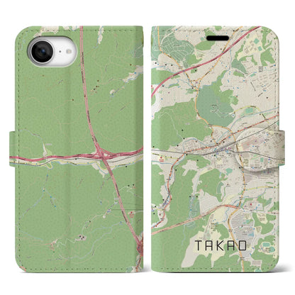 【高尾（東京都）】地図柄iPhoneケース（手帳タイプ）