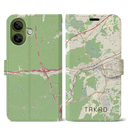 【高尾（東京都）】地図柄iPhoneケース（手帳タイプ）