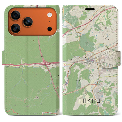 【高尾（東京都）】地図柄iPhoneケース（手帳タイプ）