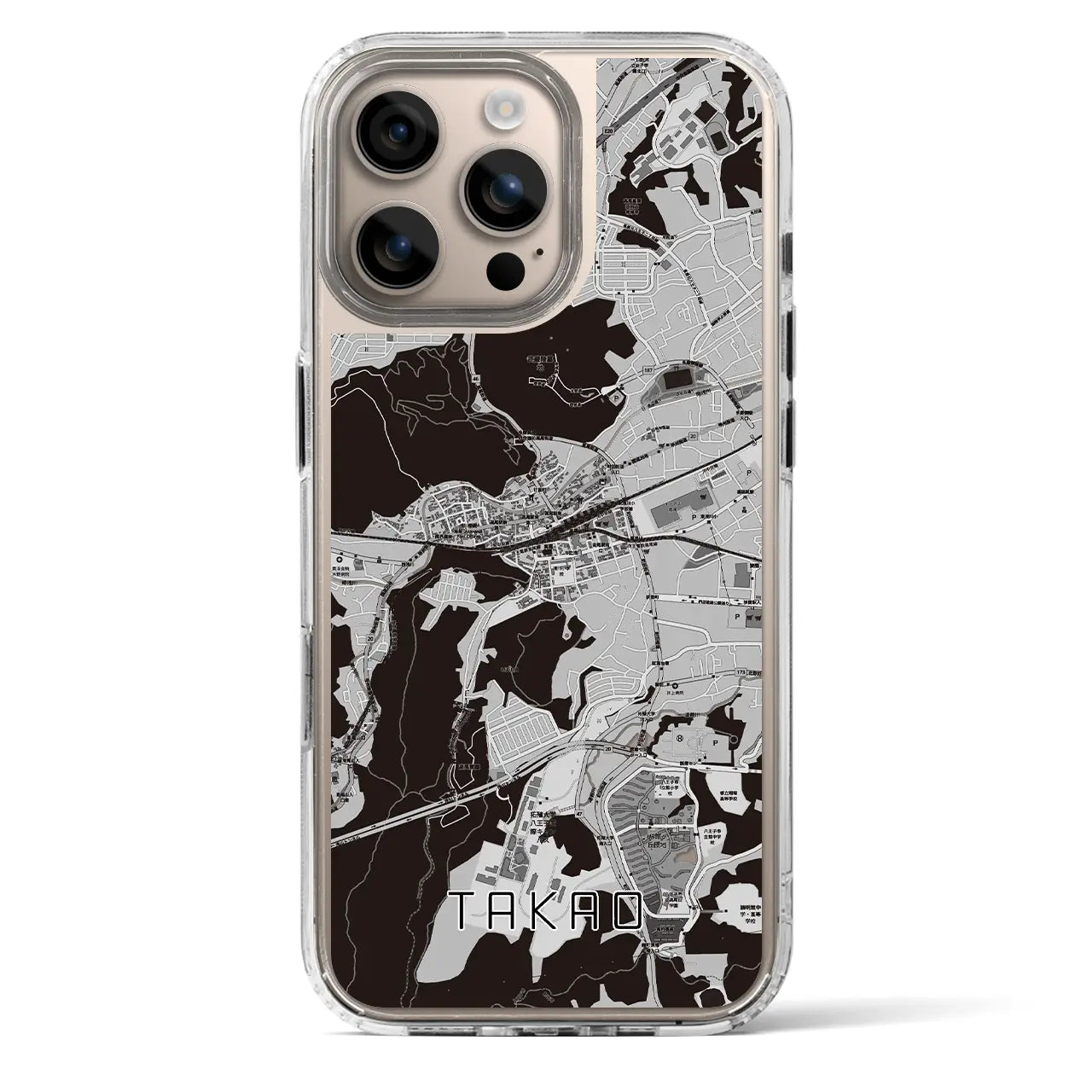 【高尾（東京都）】地図柄iPhoneケース（MagSafeタイプ）