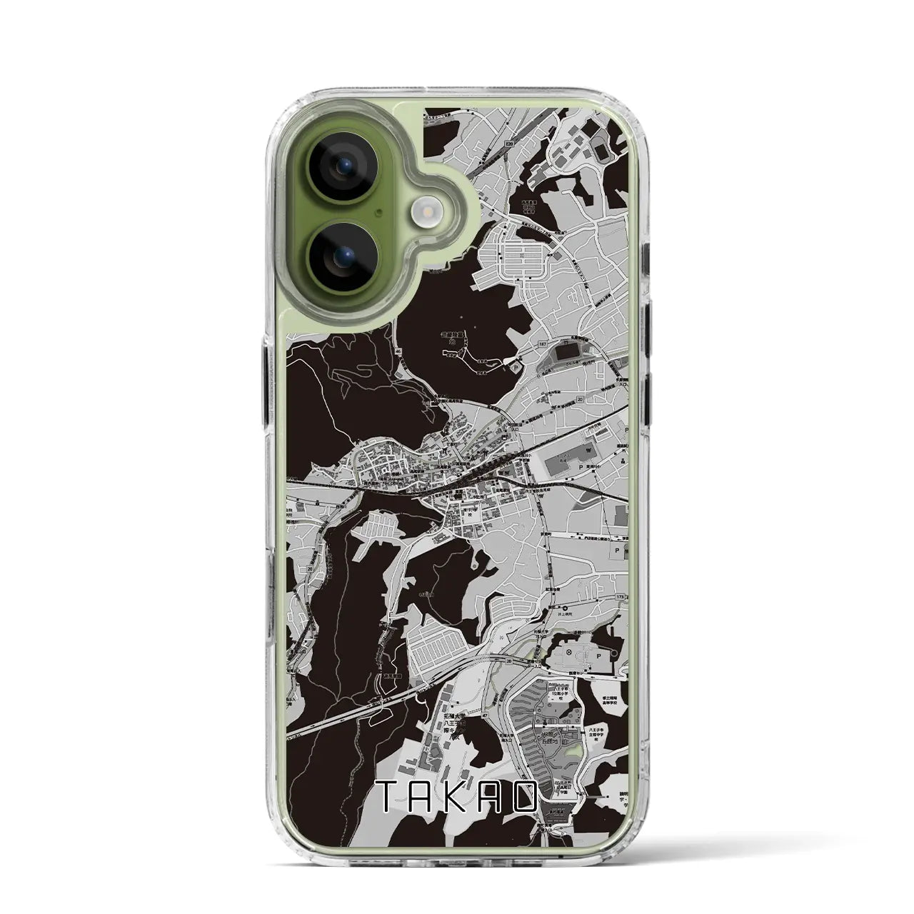 【高尾（東京都）】地図柄iPhoneケース（MagSafeタイプ）