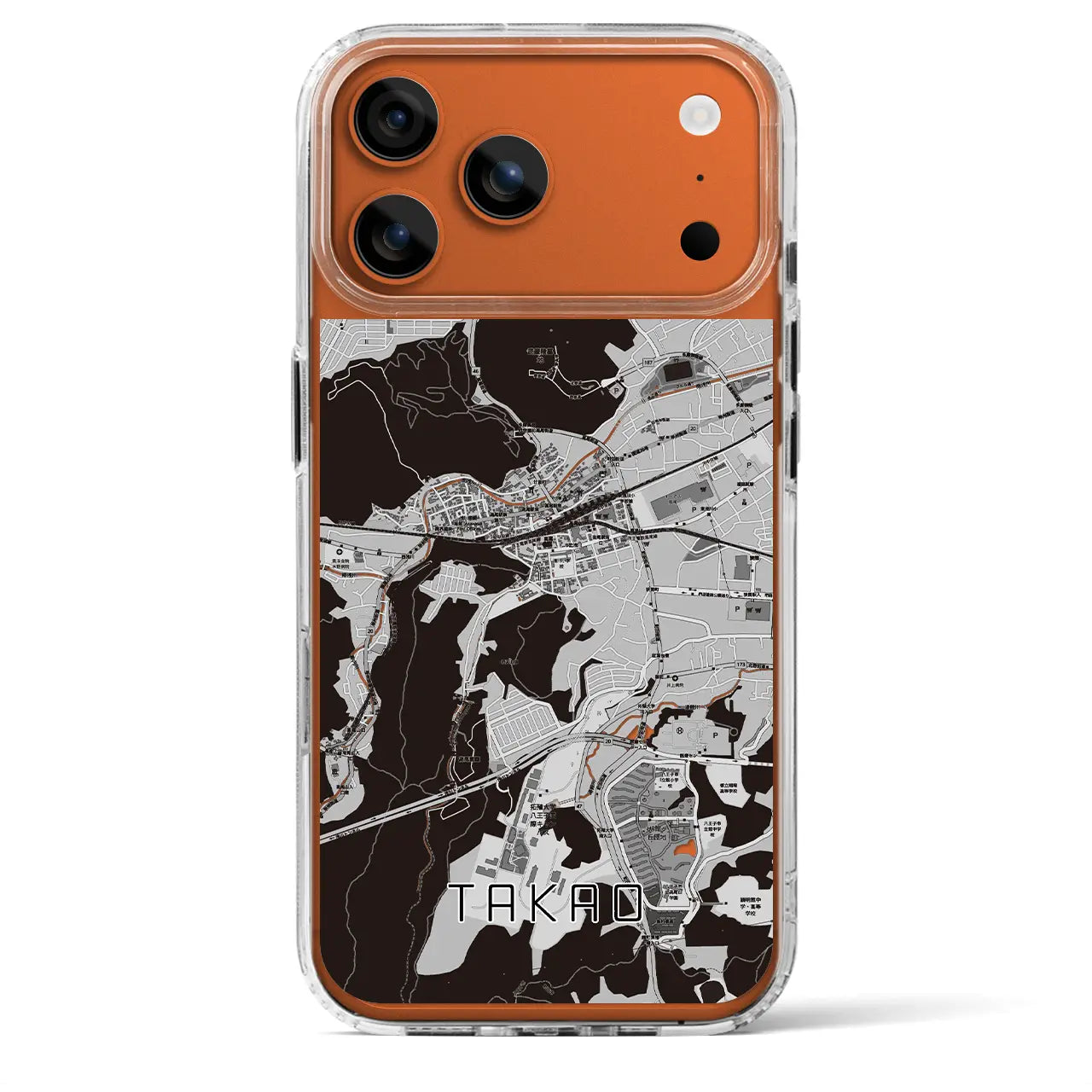 【高尾（東京都）】地図柄iPhoneケース（MagSafeタイプ）