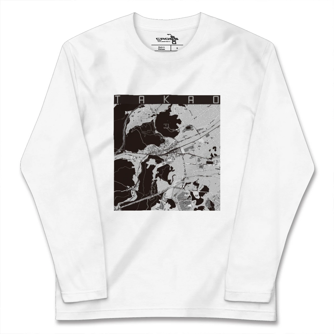 【高尾(東京都)】地図柄ロングスリーブTシャツ