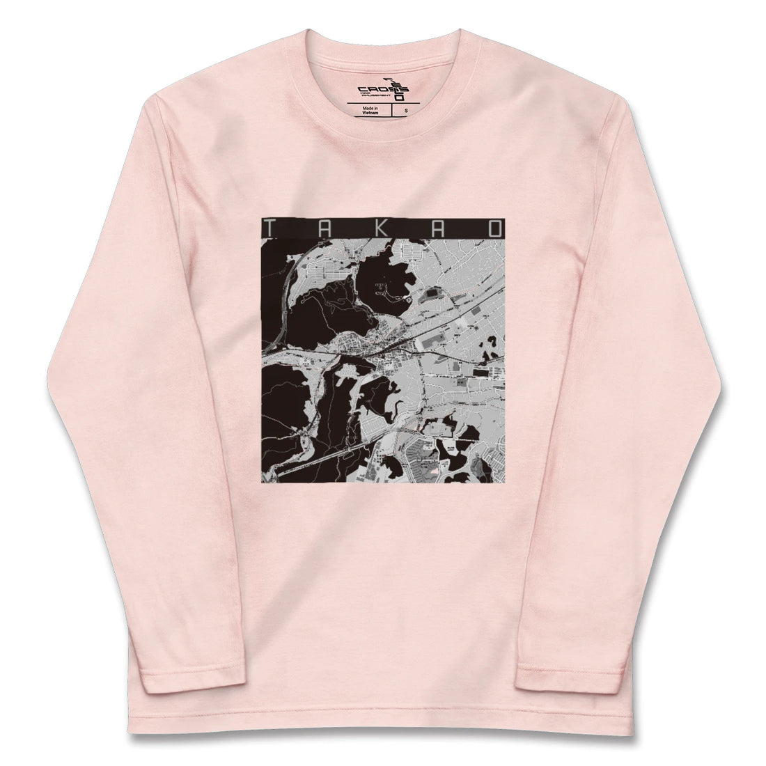 【高尾（東京都）】地図柄ロングスリーブTシャツ