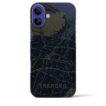 【高岡（富山県）】地図柄iPhoneケース（バックカバータイプ）