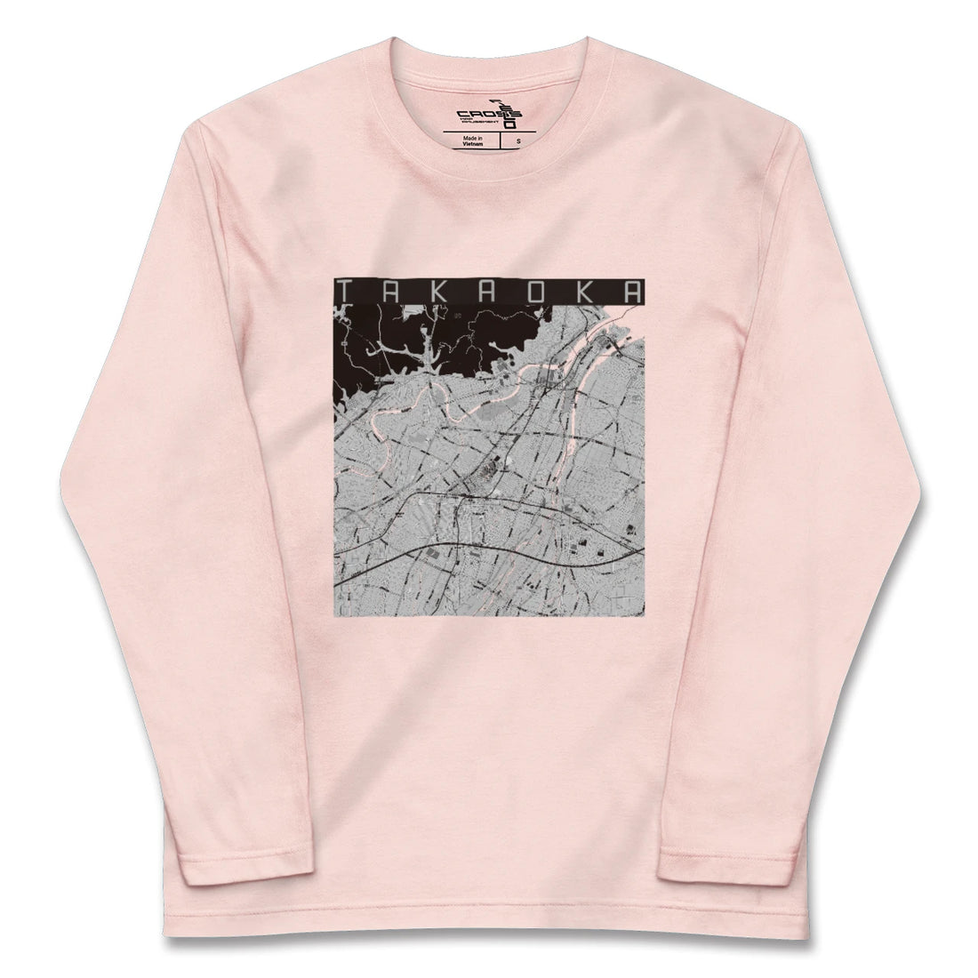 【高岡（富山県）】地図柄ロングスリーブTシャツ