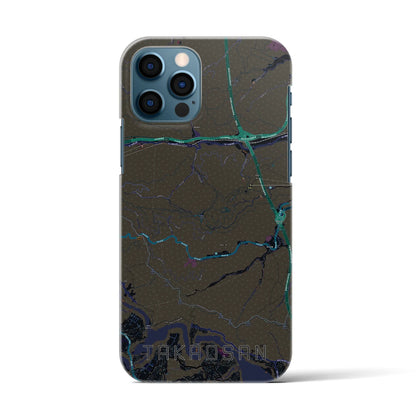 【高尾山（東京都）】地図柄iPhoneケース（バックカバータイプ）