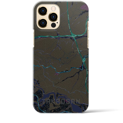 【高尾山（東京都）】地図柄iPhoneケース（バックカバータイプ）