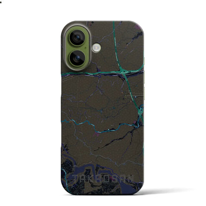 【高尾山（東京都）】地図柄iPhoneケース（バックカバータイプ）