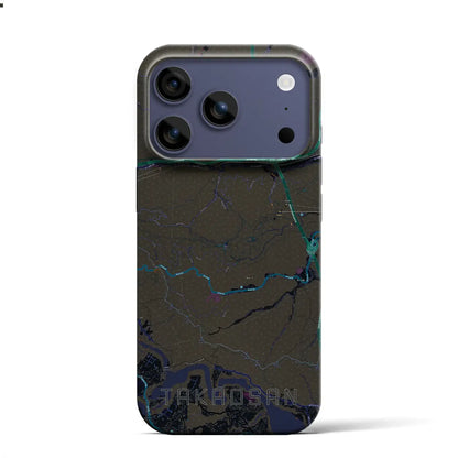 【高尾山（東京都）】地図柄iPhoneケース（バックカバータイプ）