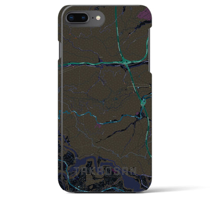 【高尾山（東京都）】地図柄iPhoneケース（バックカバータイプ）