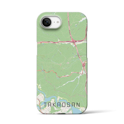 【高尾山（東京都）】地図柄iPhoneケース（バックカバータイプ）