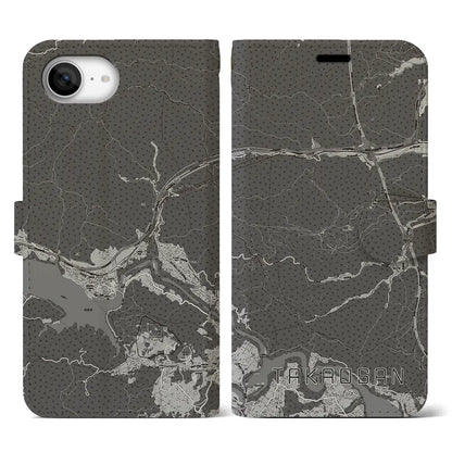 【高尾山（東京都）】地図柄iPhoneケース（手帳タイプ）