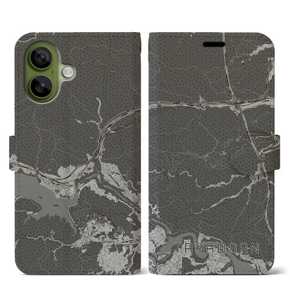 【高尾山（東京都）】地図柄iPhoneケース（手帳タイプ）