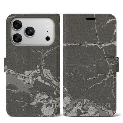 【高尾山（東京都）】地図柄iPhoneケース（手帳タイプ）