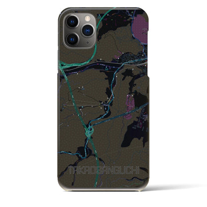 【高尾山口（東京都）】地図柄iPhoneケース（バックカバータイプ）