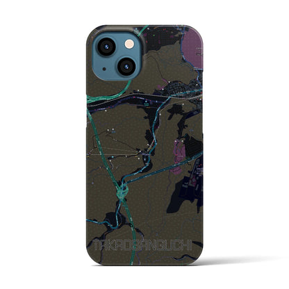 【高尾山口（東京都）】地図柄iPhoneケース（バックカバータイプ）