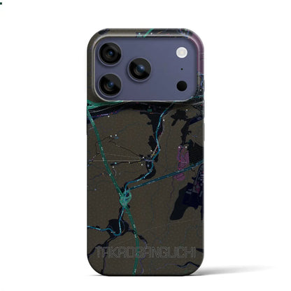 【高尾山口（東京都）】地図柄iPhoneケース（バックカバータイプ）