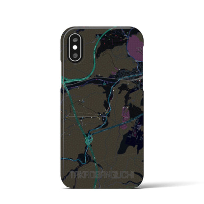 【高尾山口（東京都）】地図柄iPhoneケース（バックカバータイプ）