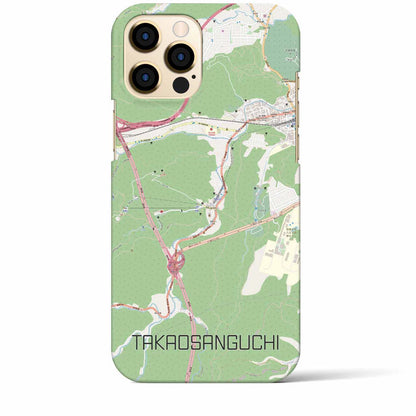 【高尾山口（東京都）】地図柄iPhoneケース（バックカバータイプ）