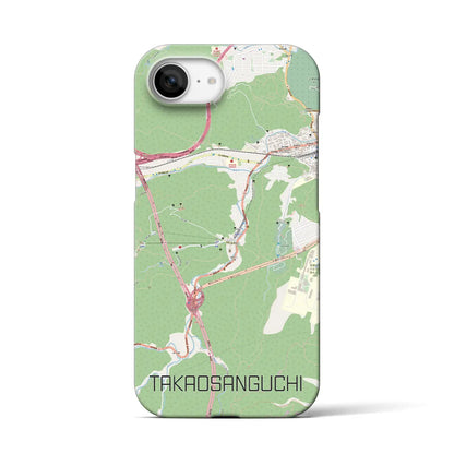 【高尾山口（東京都）】地図柄iPhoneケース（バックカバータイプ）