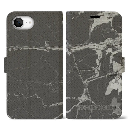 【高尾山口（東京都）】地図柄iPhoneケース（手帳タイプ）