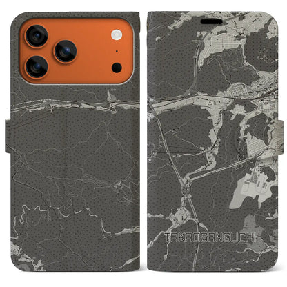 【高尾山口（東京都）】地図柄iPhoneケース（手帳タイプ）