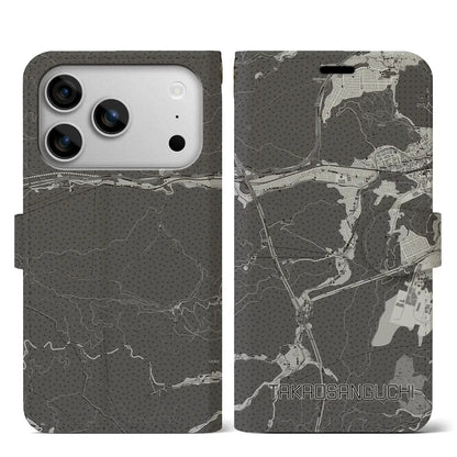 【高尾山口（東京都）】地図柄iPhoneケース（手帳タイプ）