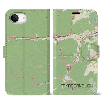 【高尾山口（東京都）】地図柄iPhoneケース（手帳タイプ）