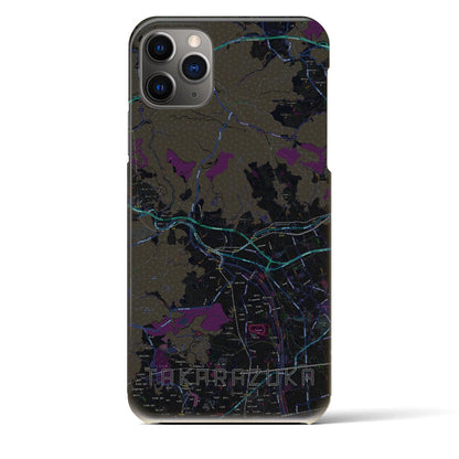 【宝塚（兵庫県）】地図柄iPhoneケース（バックカバータイプ）