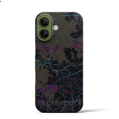 【宝塚（兵庫県）】地図柄iPhoneケース（バックカバータイプ）