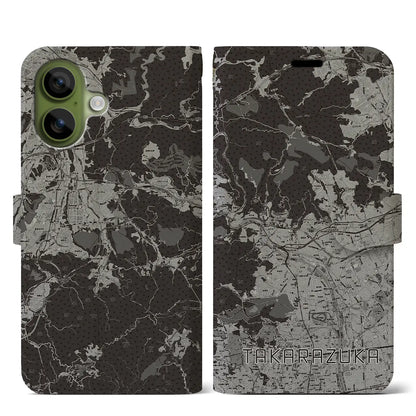 【宝塚（兵庫県）】地図柄iPhoneケース（手帳タイプ）