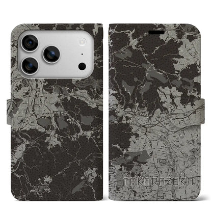 【宝塚（兵庫県）】地図柄iPhoneケース（手帳タイプ）