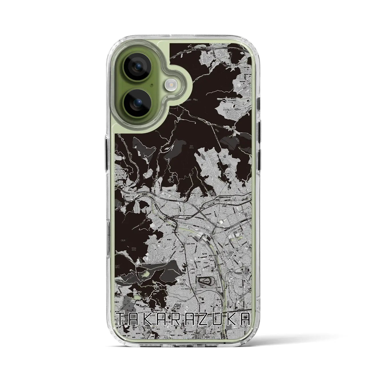 【宝塚（兵庫県）】地図柄iPhoneケース（MagSafeタイプ）