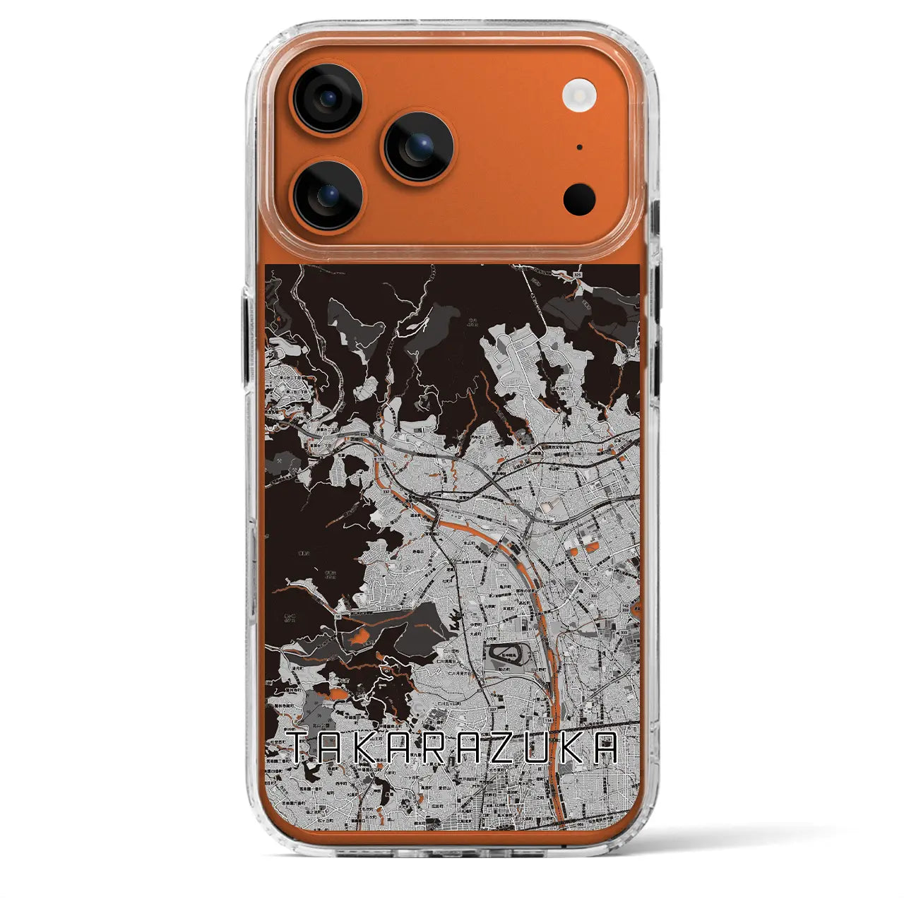 【宝塚（兵庫県）】地図柄iPhoneケース（MagSafeタイプ）