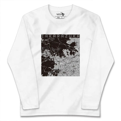 【宝塚（兵庫県）】地図柄ロングスリーブTシャツ