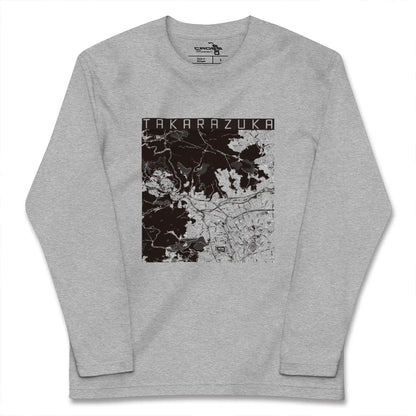 【宝塚（兵庫県）】地図柄ロングスリーブTシャツ