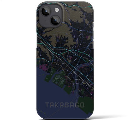 【高砂（兵庫県）】地図柄iPhoneケース（バックカバータイプ）