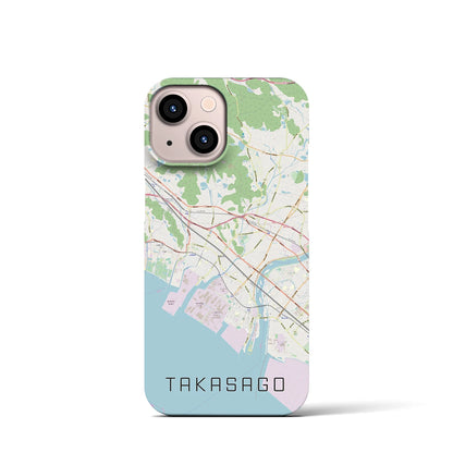 【高砂（兵庫県）】地図柄iPhoneケース（バックカバータイプ）