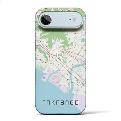 【高砂（兵庫県）】地図柄iPhoneケース（バックカバータイプ）