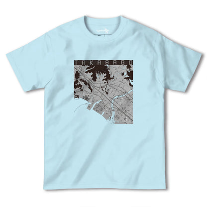 【高砂（兵庫県）】地図柄ヘビーウェイトTシャツ
