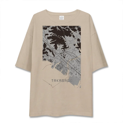 【高砂（兵庫県）】地図柄ビッグシルエットTシャツ