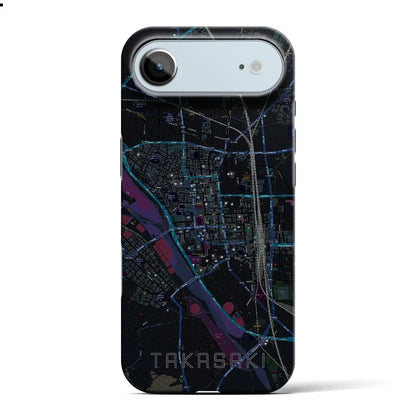 【高崎（群馬県）】地図柄iPhoneケース（バックカバータイプ）