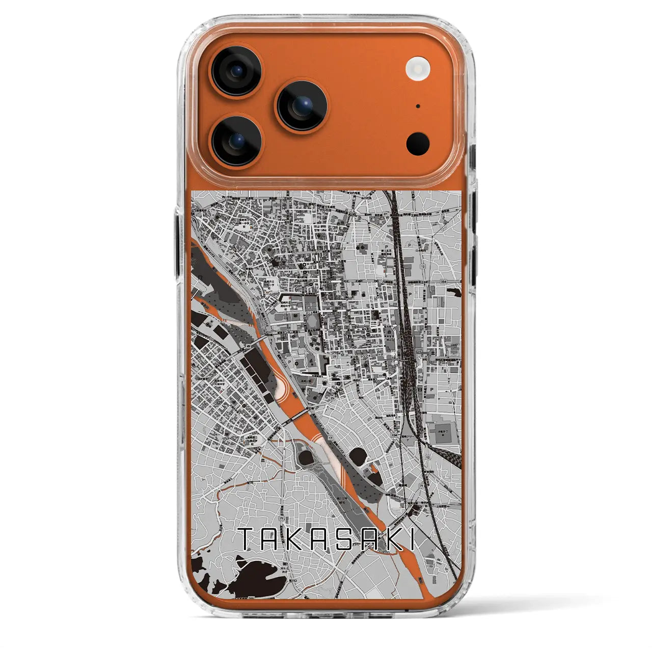 【高崎（群馬県）】地図柄iPhoneケース（MagSafeタイプ）