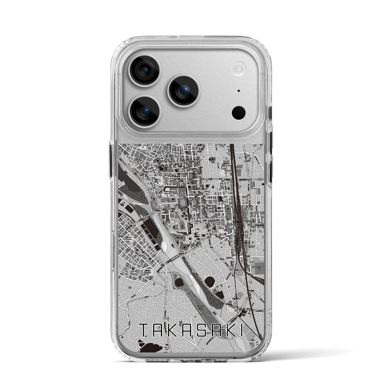 【高崎（群馬県）】地図柄iPhoneケース（MagSafeタイプ）